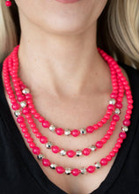 Load image into Gallery viewer, STAYCATION All I Ever Wanted Pink Necklace and Earrings