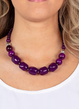 Load image into Gallery viewer, Ten Out of TENACIOUS Purple Necklace and Earrings
