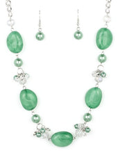 Load image into Gallery viewer, The Top TENACIOUS Green Necklace and Earrings