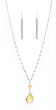 Load image into Gallery viewer, Titanic Splendor Yellow Necklace and Earrings