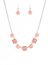 Load image into Gallery viewer, Trend Worthy Orange / Coral Necklace and Earrings