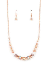 Load image into Gallery viewer, Turn Up The Tea Lights Copper Necklace and Earrings