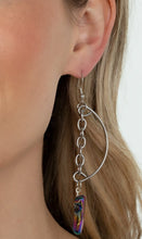 Load image into Gallery viewer, Yin to My Yang Multicolor Oil Slick Earrings