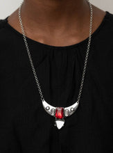 Load image into Gallery viewer, "You the TALISMAN!" Red Jewelry Set