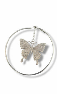 "Shimmer Wings" Butterfly Necklace and Earring Jewelry Set