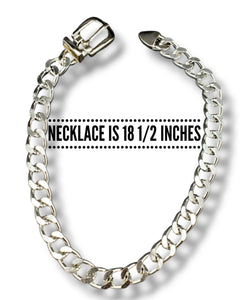 "Buckle Up" Bold Choker Necklace