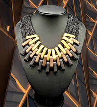 Load image into Gallery viewer, Tantalizing Trifecta-Tricolor Necklace and Earrings
