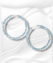 Load image into Gallery viewer, Favorite Jeans Hoop Earrings (Two Sizes to choose from)
