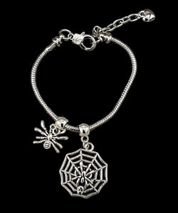 "Web We Weave" Charm Bracelet