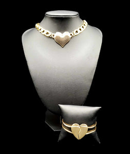 Heart Me Necklace and Bracelet Set