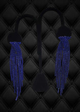 Load image into Gallery viewer, Royal Blue Waterfall Earrings
