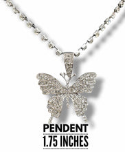 Load image into Gallery viewer, &quot;Shimmer Wings&quot; Butterfly Necklace and Earring Jewelry Set
