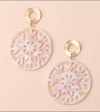 Load image into Gallery viewer, &quot;Sassy Snowflakes&quot; Earrings
