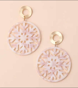 "Sassy Snowflakes" Earrings