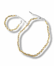 Load image into Gallery viewer, &quot;Three Times Intertwined&quot; Necklace and Bracelet Jewelry Set
