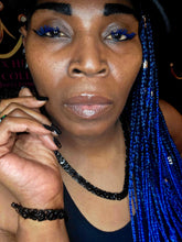Load image into Gallery viewer, "Black and Mild" Necklace and Bracelet Jewelry Set
