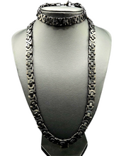 Load image into Gallery viewer, "Black and Mild" Necklace and Bracelet Jewelry Set
