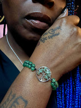 Load image into Gallery viewer, "Green Abundance" Necklace and Bracelet Jewelry Set
