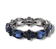 Load image into Gallery viewer, Blue Blitz Stretchy Bracelet
