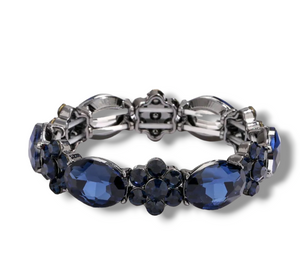 Blue Blitz Stretchy Bracelet