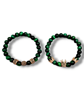 Crown the Tiger Bracelet Set (Assorted Colors)