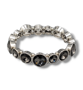 "Twinkling Tease" Smoky Gray Bracelet