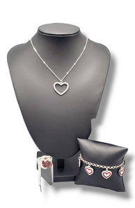 GLOW by Heart Red Bling Jewelry Set