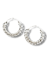 Load image into Gallery viewer, &quot;Up In Chains&quot; Hoops Earrings
