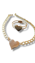 Load image into Gallery viewer, Heart Me Necklace and Bracelet Set
