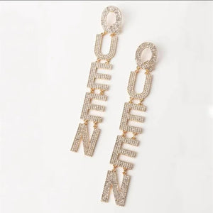Queen's Way Bling Earrings (Choose from two colors)
