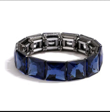 Load image into Gallery viewer, Blue Ice Stretchy Bracelet
