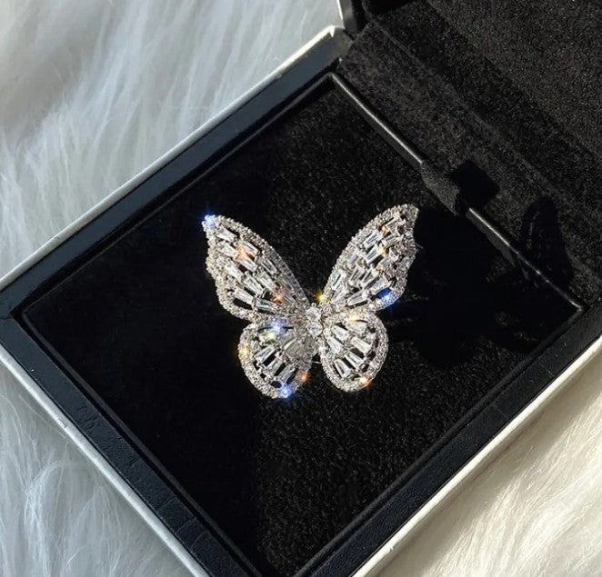 Bling Wings Butterfly Ring