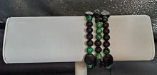 Load image into Gallery viewer, Tone Down Green and Black Urban/Unisex Bracelet (Set of 3)
