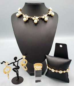 Toast to Perfection Gold and Pearl Custom Set