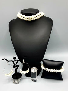 Put On Your Party Dress Pearl and Bling Custom Set