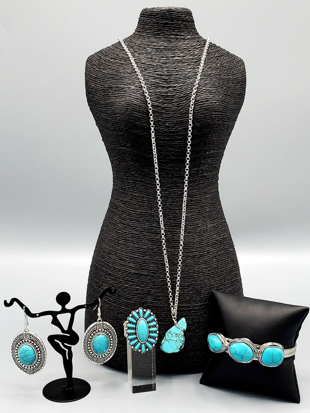 We Will, We Will, Rock You! Turquoise and Silver Custom Set