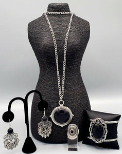"Desert Equinox" Black Jewelry Set
