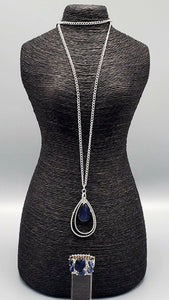 Teardrop Tranquility Blue Moonstone Mini Custom Set