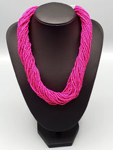 Load image into Gallery viewer, The Show Must CONGO On! Pink Necklace and Earrings

