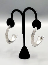 Load image into Gallery viewer, I Double FLARE You Silver Earrings
