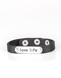 Love Life Black Bracelet