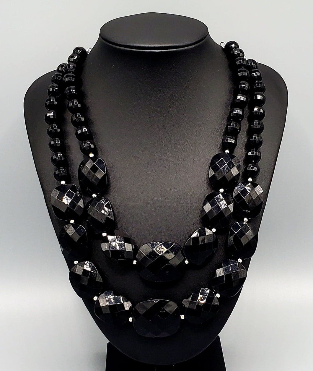 Resort Ready Black Necklace and Earrings