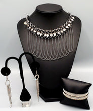 Load image into Gallery viewer, Flaunt Your Fringe Black and Bling Custom Set

