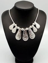 Load image into Gallery viewer, Gallery Goddess Silver Necklace and Earrings
