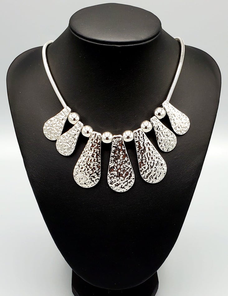 Gallery Goddess Silver Necklace and Earrings