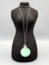 Load image into Gallery viewer, Tidal Tease Green Necklace and Earrings
