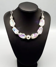 Load image into Gallery viewer, Iridescently Ice Queen Multi Necklace and Earrings
