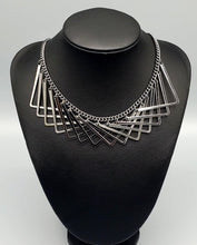 Load image into Gallery viewer, Metro Mirage Black Necklace and Earrings
