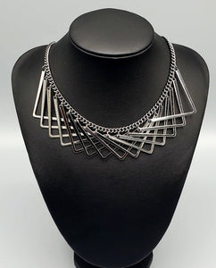 Metro Mirage Black Necklace and Earrings