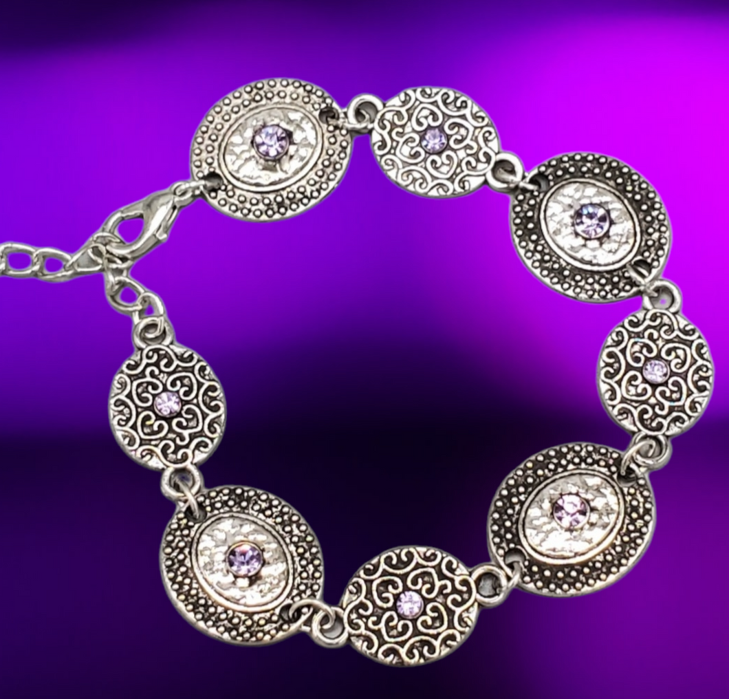 Secret Garden Glamour Purple Bracelet